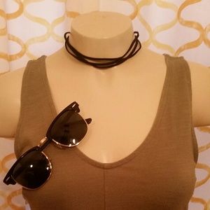 Olive Green Cotton Sundress - Old Navy